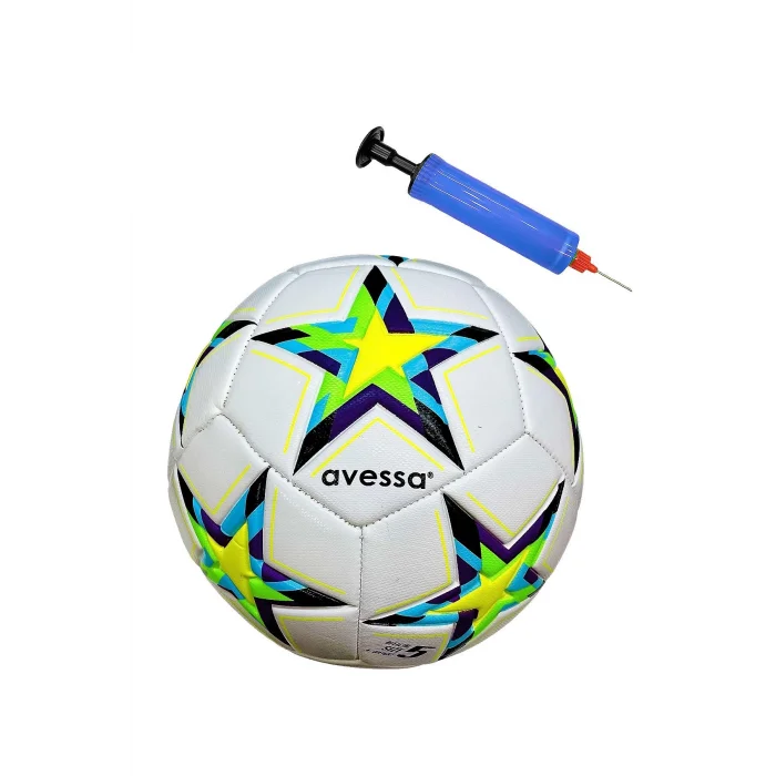 Avessa FT800-110SB Futbol Topu Sarı-Beyaz 4 Astar Pompalı