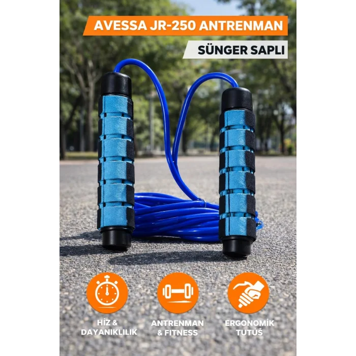 Avessa Jr-250 Atlama İpi Sünger Saplı