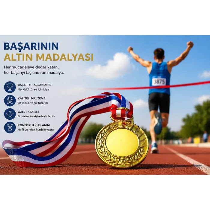 Avessa MAD-6.3 Cm Madalya Boş Kurdelalı