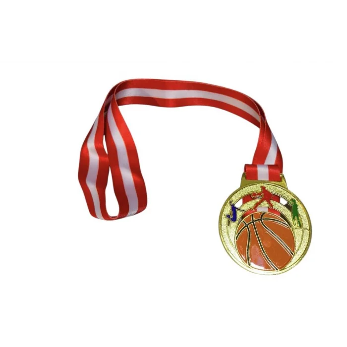 Avessa Mad-Bas-1 Basketbol Figürlü Madalya 6.5 Cm