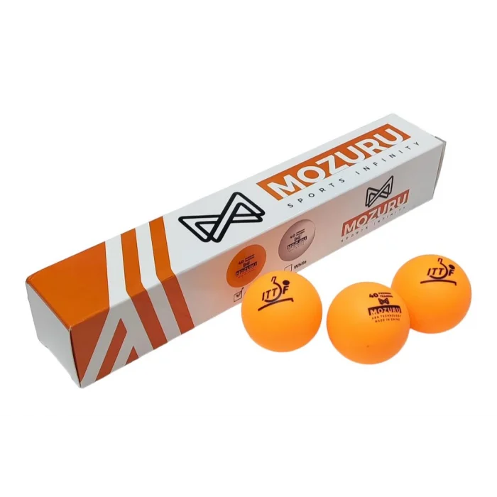 Avessa Mozuru Mzr006-Org ITTF Onaylı Turuncu Pinpon Topu 6lı