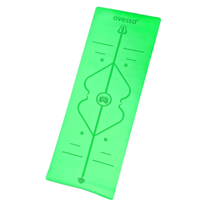 Avessa Rym-Green Kauçuk Yoga Mat Yeşil