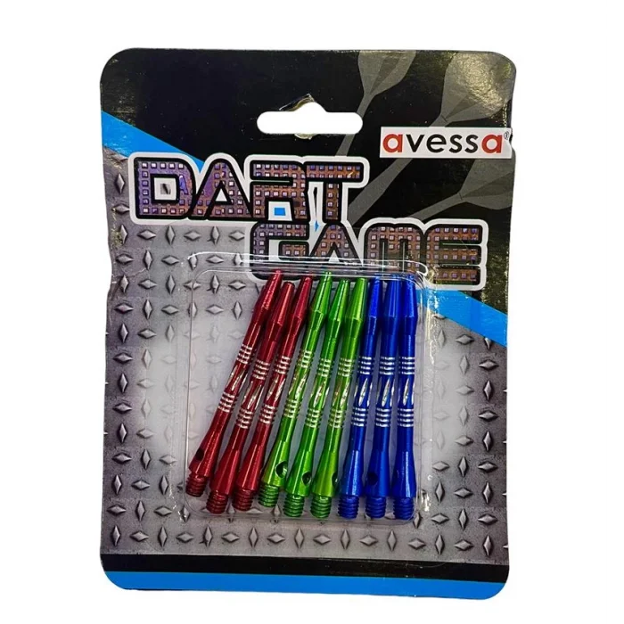 Avessa Shaft-20 Renkli Alüminyum Dart Oku Shaftı 9lu
