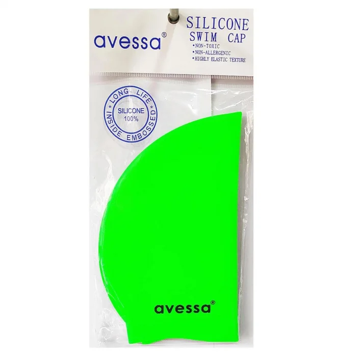 Avessa Silikon Bone Fıstık Yeşili Havuz Bonesi SC405