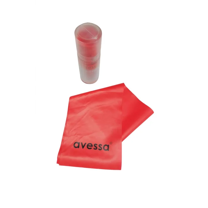Avessa Tüpte Pilates Lastiği PB-50 KIRMIZI 50 mm