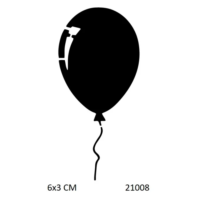 Balon  Geçici Dövme Şablonu