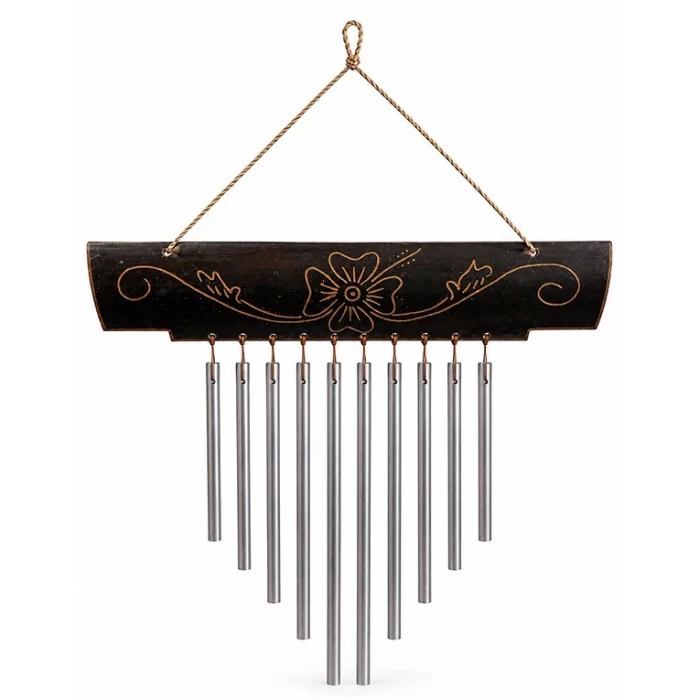 Bambu Metal Çubuklu Rüzgar Çanı No:1048