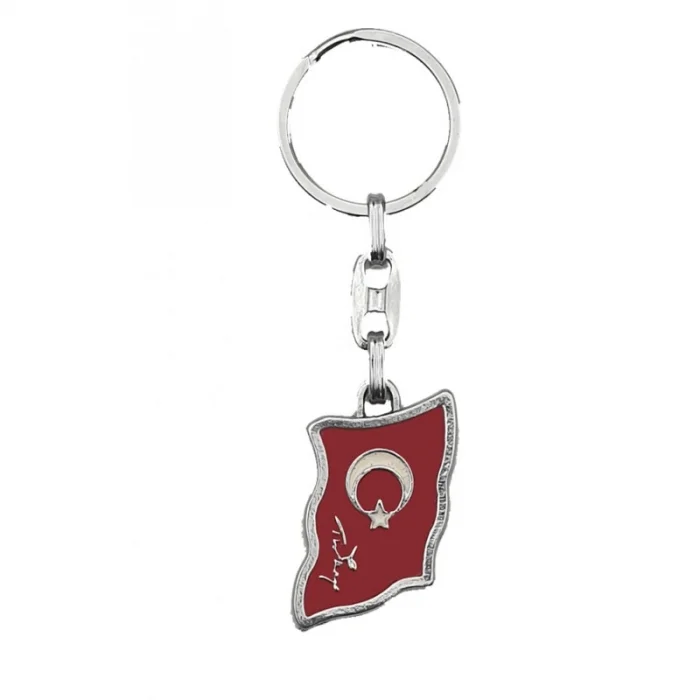 Bayrak Dalgalı Anahtarlık
