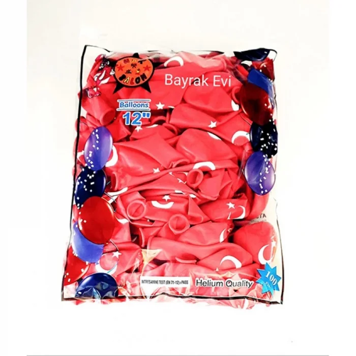 Bayraklı  Balon  (100lü)