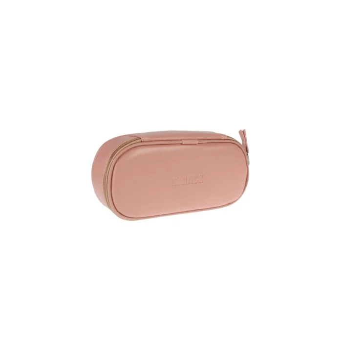 Bback Oval Deri Kalemlik / Kalem Kutusu PASTEL PEMBE