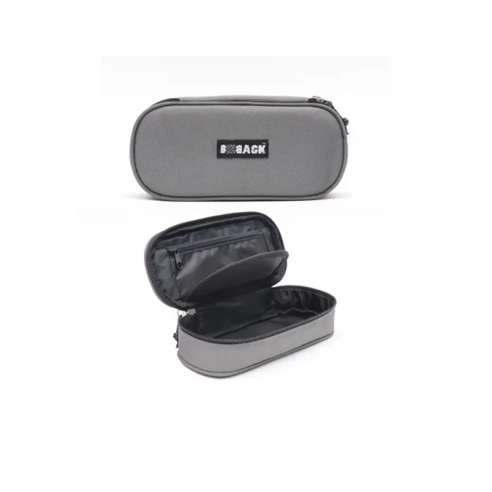 Bback Oval Kumaş Kalemlik / Kalem Kutusu GRİ