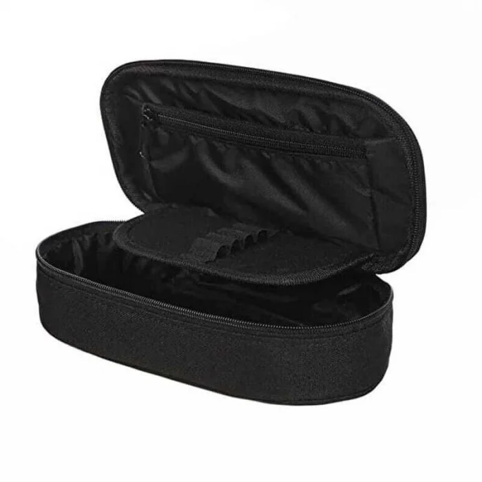Bback Oval Kumaş Kalemlik / Kalem Kutusu SİYAH
