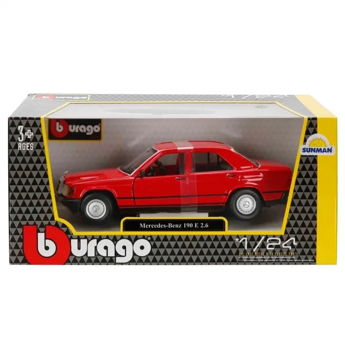 Bburago 1/24 A 1987 Mercedens Benz 190E
