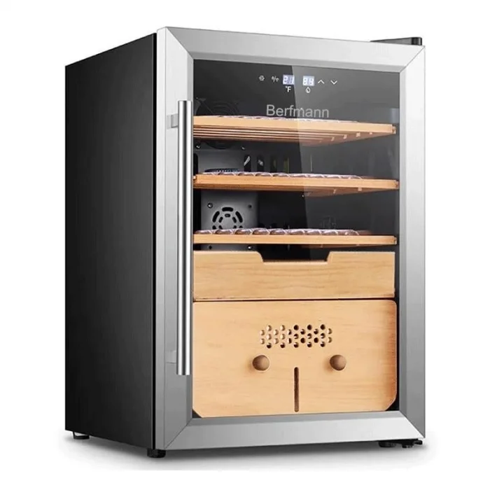 Berfmann Sedirli Elektronik Puro Dolabı Humidor (382 Puro Kapasite)