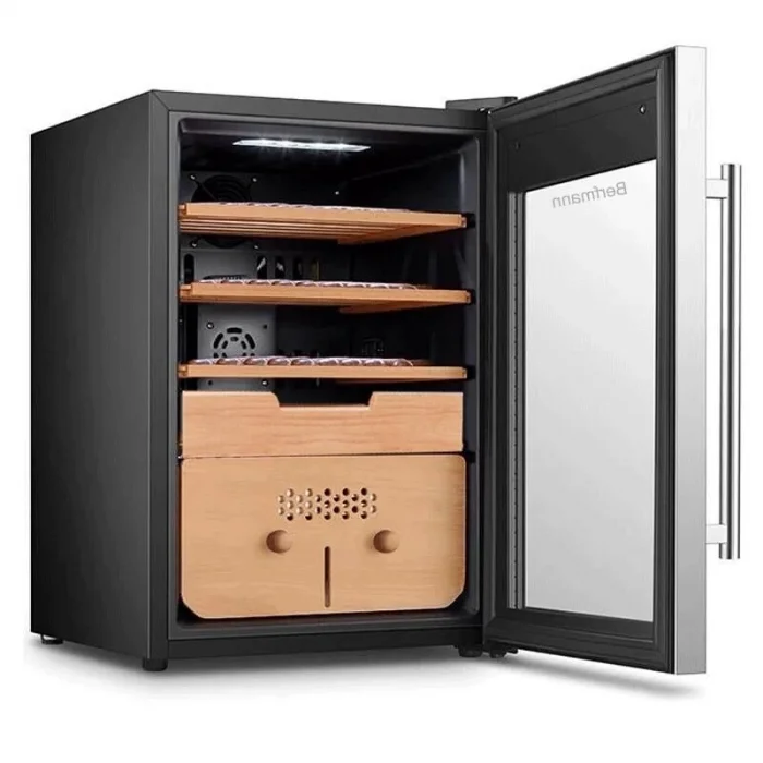 Berfmann Sedirli Elektronik Puro Dolabı Humidor (382 Puro Kapasite)