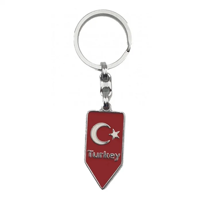 Beşgen Bayrak Anahtarlık