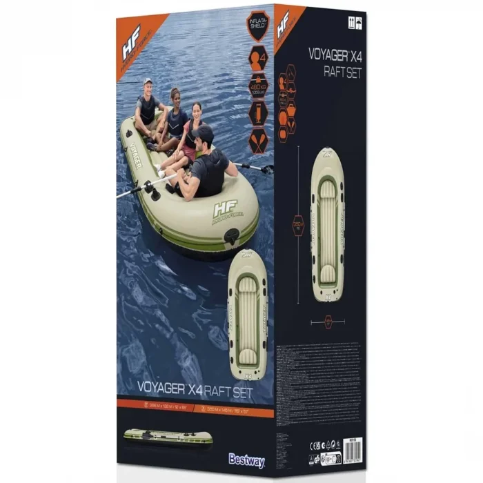 Bestway Hydro Force Voyager X4 Şişme Lastik Bot 65156