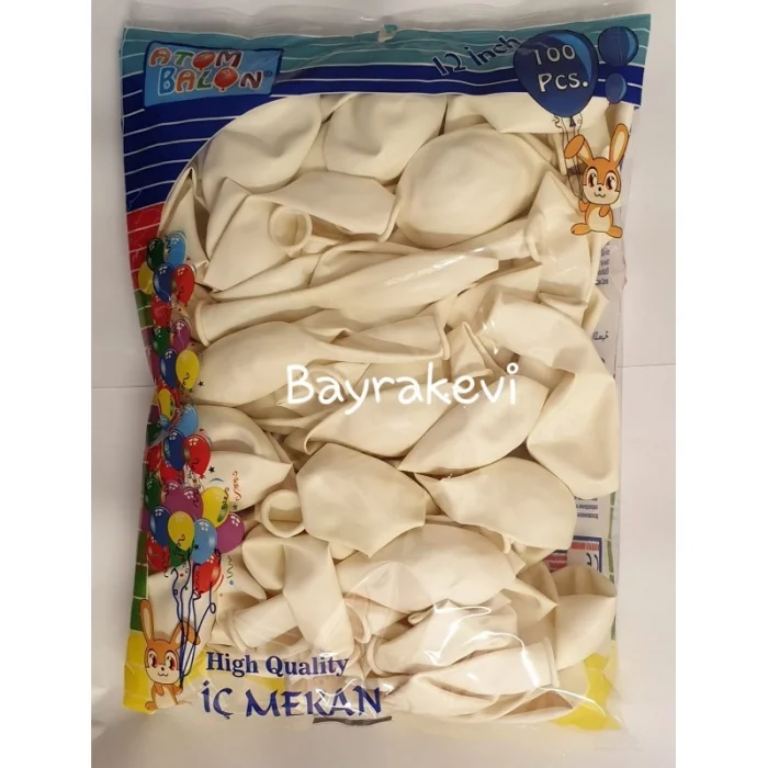 Beyaz  Balon  (100lü)