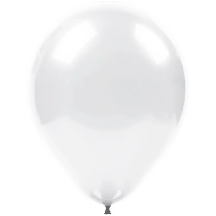 Beyaz Metalik Balon 12