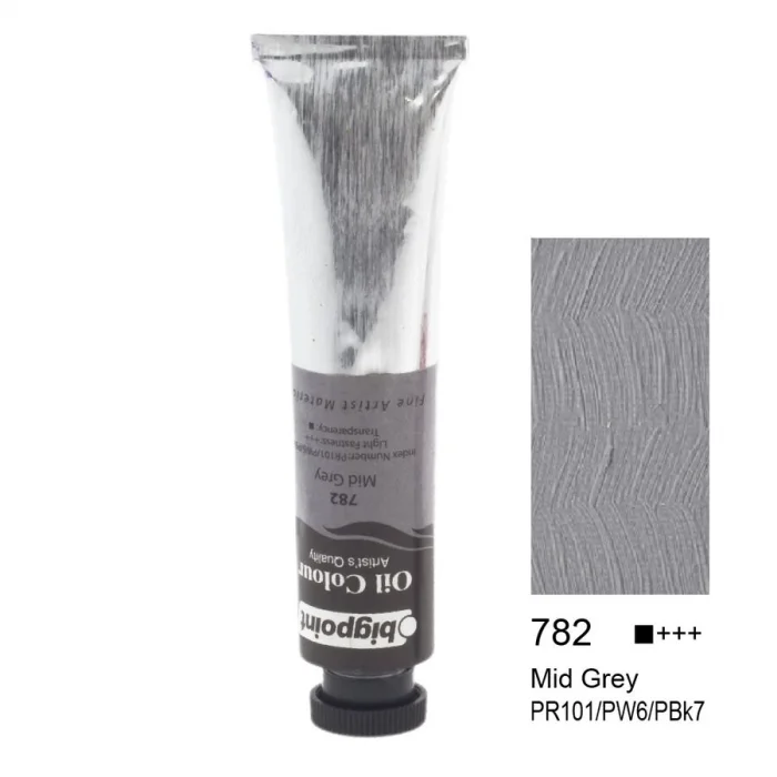 Bigpoint Yağlı Boya 45 ml. 782 Mid Grey