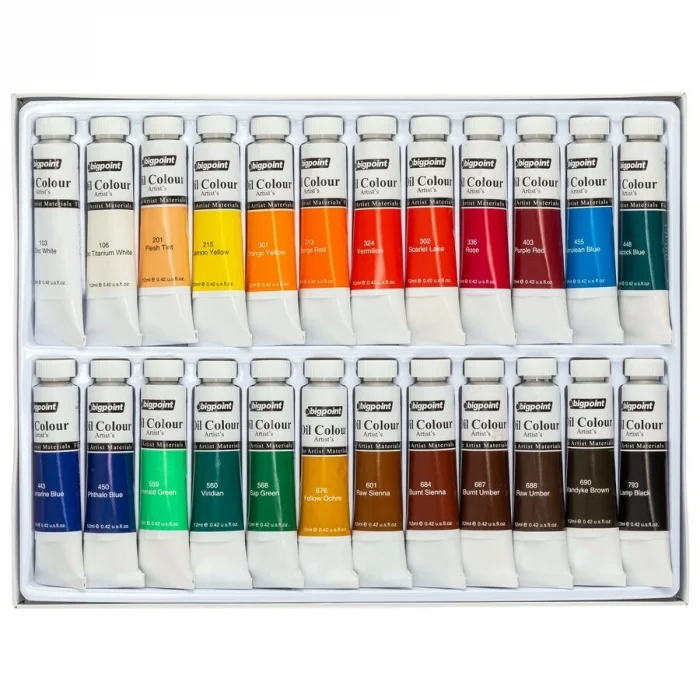 Bigpoint Yağlı Boya Seti 24 Renk x 12 ml.