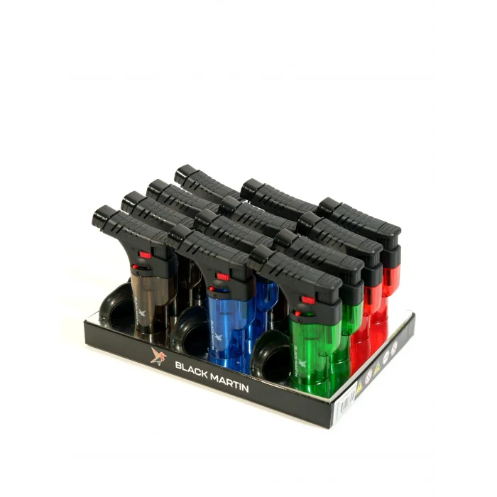 Black Martin Çift Torch Çakmak Kırmızı BM430 - Parmida