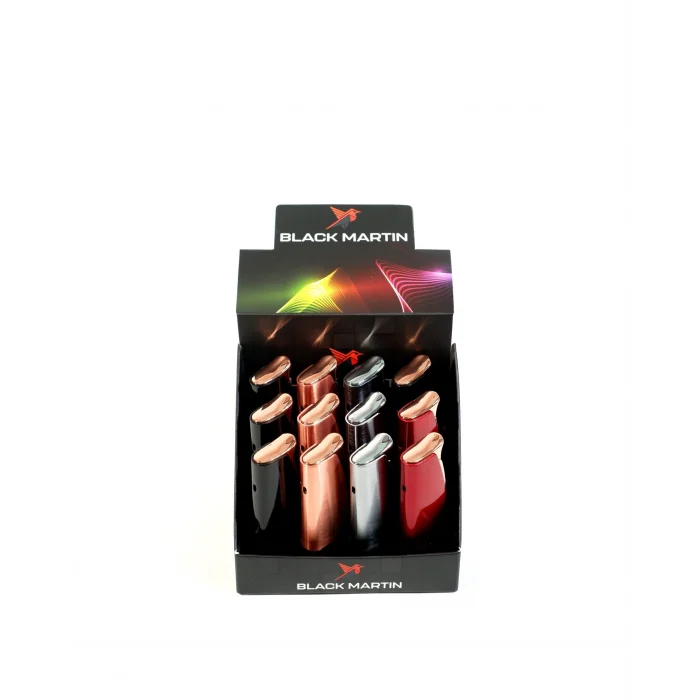 Black Martin Tek Torch Çakmak Bakır BM459 - Parmida