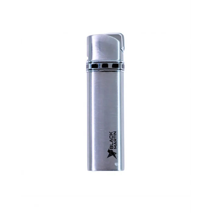 Black Martin Tek Torch Çakmak Gümüş BM168 - Parmida