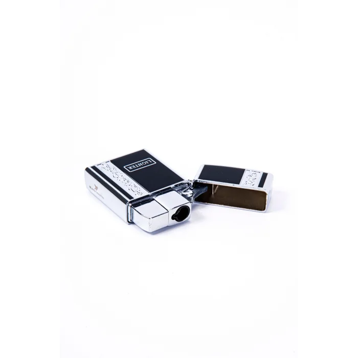 Black Martin Tek Torch Çakmak Gümüş BM206 - Parmida