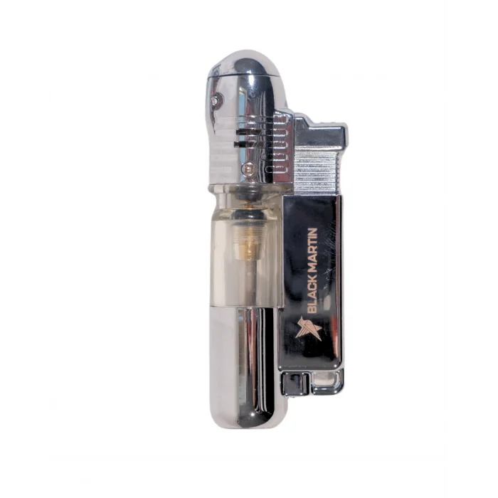Black Martin Tek Torch Çakmak Gümüş BM452 - Parmida