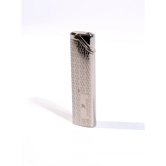Black Martin Tek Torch Çakmak Gümüş BM456 - Parmida