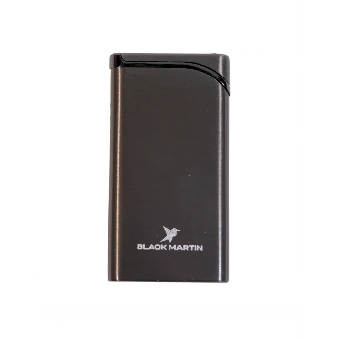 Black Martin Tek Torch Çakmak Metalik Gri BM407 - Parmida