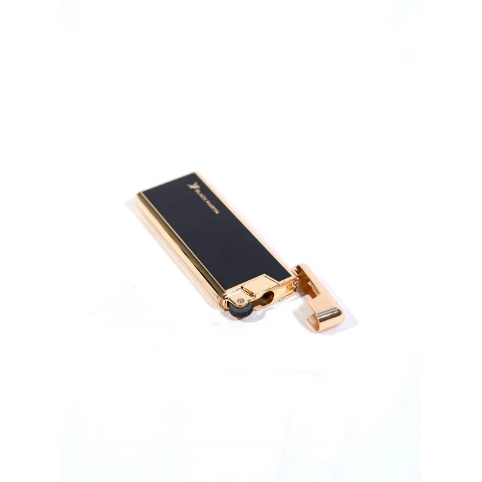 Black Martin Tek Torch Çakmak Siyah-Gold BM471 - Parmida