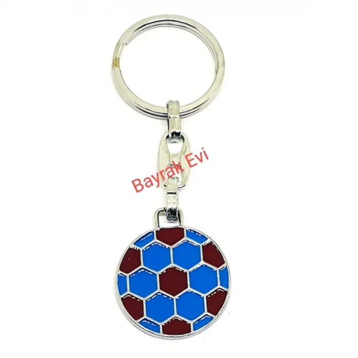 Bordo Mavi Anahtarlık