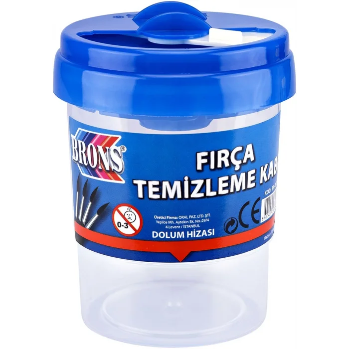 Brons Fırça Temizleme Su Kabı