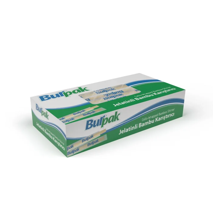 Burpak Jelatinli Bambu Karıştırıcı 11 cm 200 Adet