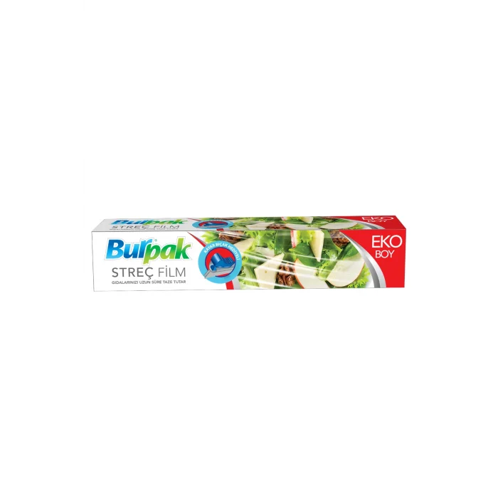 Burpak Kayar Bıçaklı Streç Film 10 Mic 30 cm x 166 m