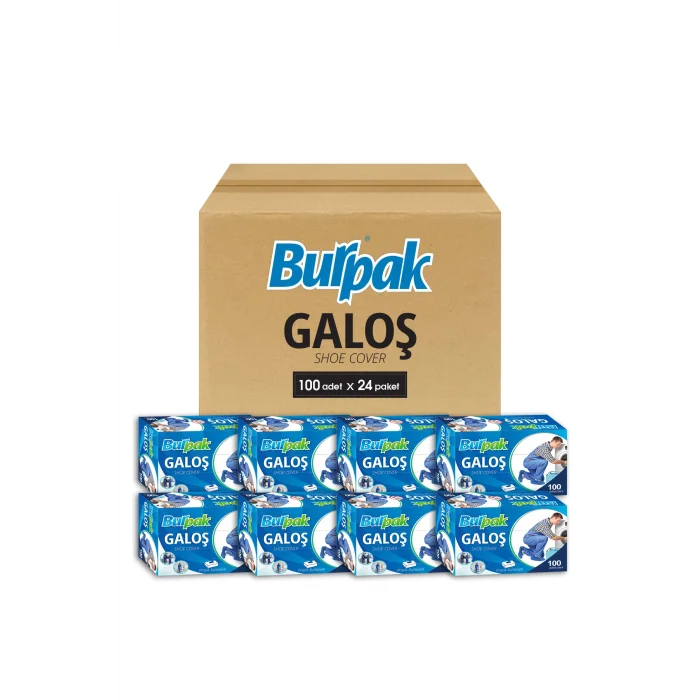 Burpak Kutulu Galoş 2400 Adet (Koli)