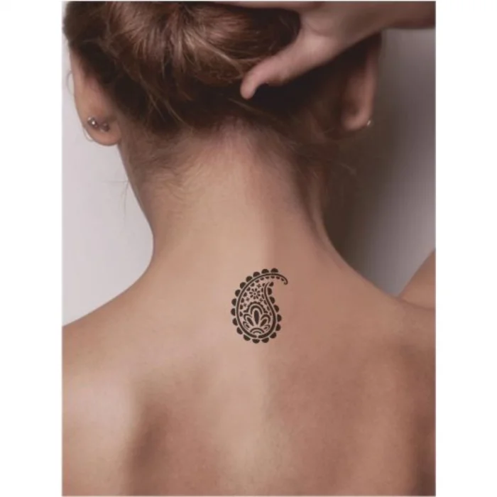 Buta Tattoo Geçici Dövme Şablonları Kına Kalıpları