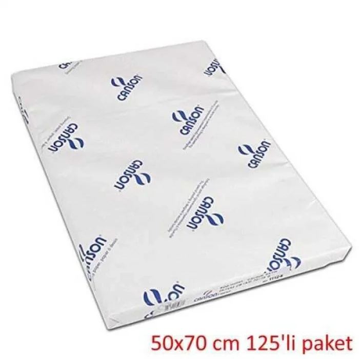 Canson 1557 Resim Çizim Kağıdı 200 gr. 50x70 cm. 125li Paket