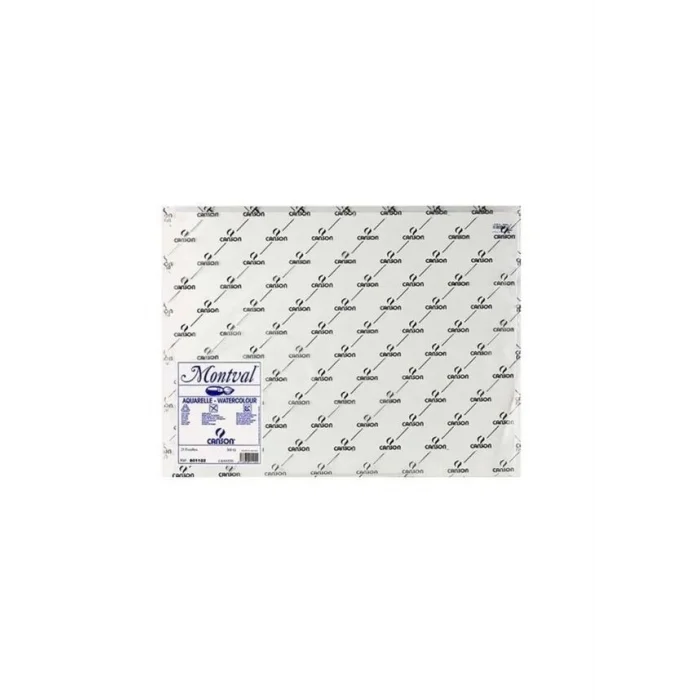 Canson Montval Sulu Boya Kağıdı 300 gr. 50x65 cm. 5 Adet