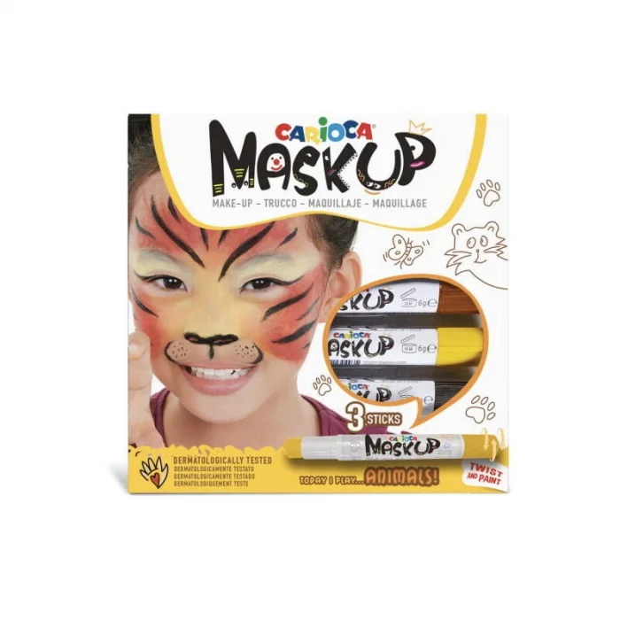 Carioca Yüz Boyası 6 gr. 3 Renk ANIMALS
