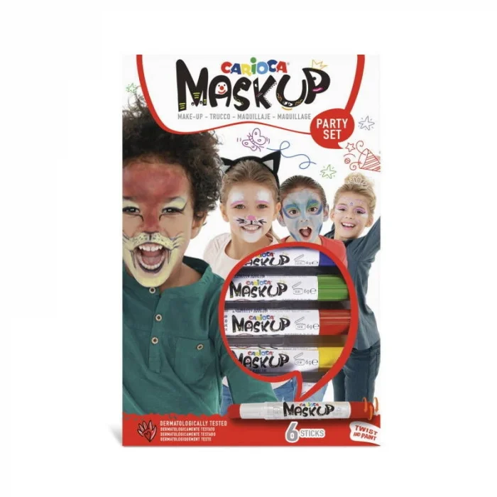 Carioca Yüz Boyası 6 gr. 6 Renk