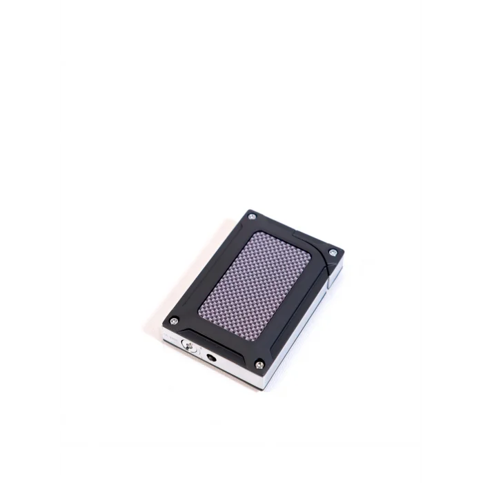 Caseti Gunmetal Karbon Desenli Tek Torch CA-445B(4) - Parmida
