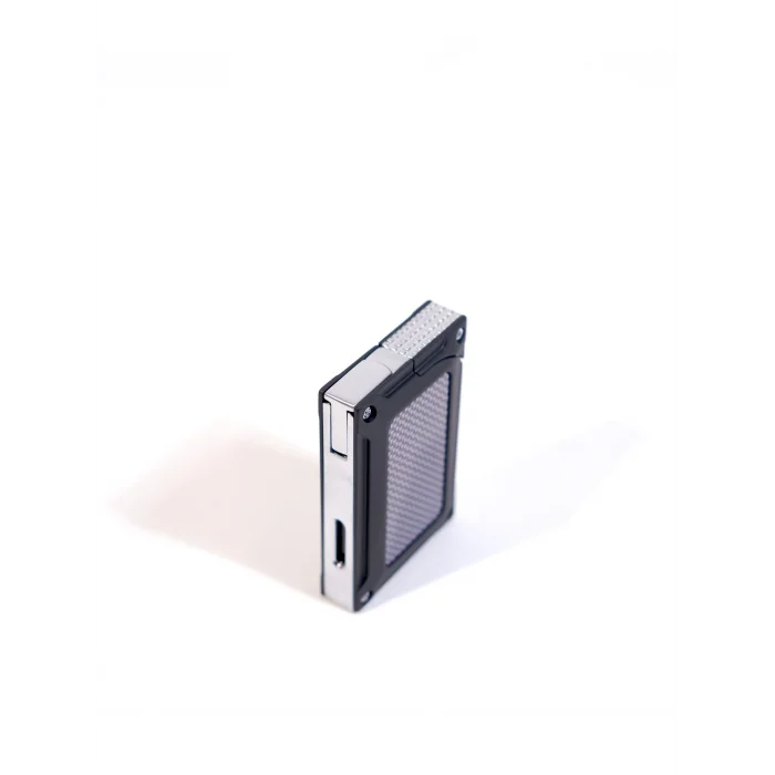 Caseti Gunmetal Karbon Desenli Tek Torch CA-445B(4) - Parmida