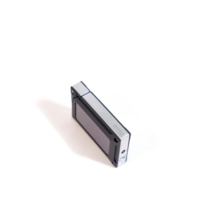 Caseti Gunmetal Karbon Desenli Tek Torch CA-445B(4) - Parmida