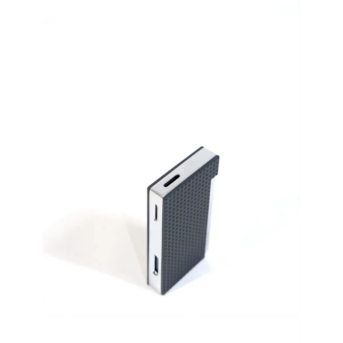 Caseti Siyah 3D Tasarımlı Perde Alev Tek Torch CA-555(13) - Parmida