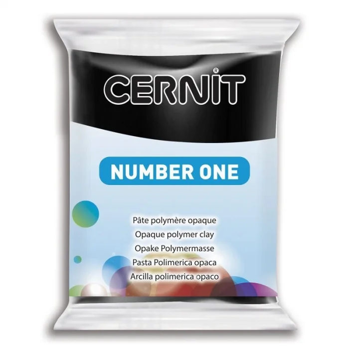 Cernit Number One Polimer Kil 100 Black