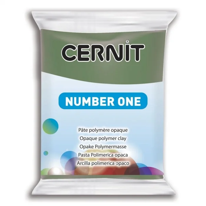 Cernit Number One Polimer Kil 645 Olive