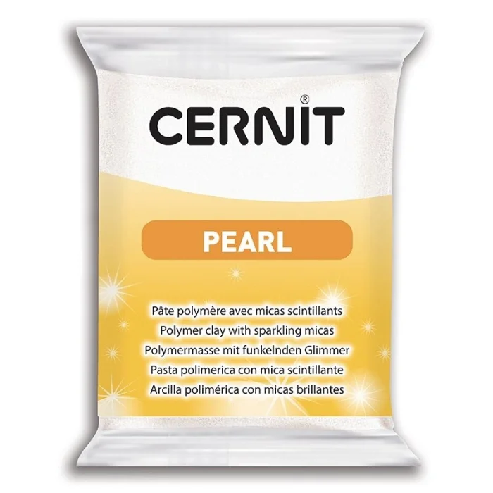 Cernit Pearl (Pırıltılı) Polimer Kil 085 Pearl White